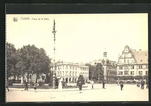 AK Krefeld, Place de la Gare