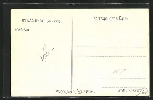 Künstler-AK Stramberk, Stramberger Strassen und Winkeln