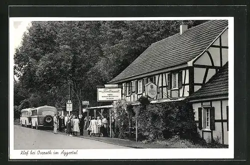 AK Klef b. Overath /Aggertal, Gasthaus zum Forellenwirt