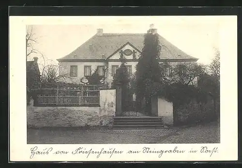 AK Soest, Haus von Friesenhausen am Steingraben