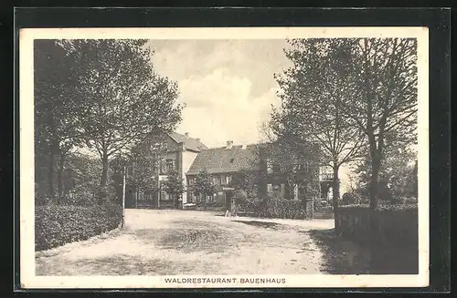 AK Düsseldorf-Rath, Waldrestaurant Bauenhaus