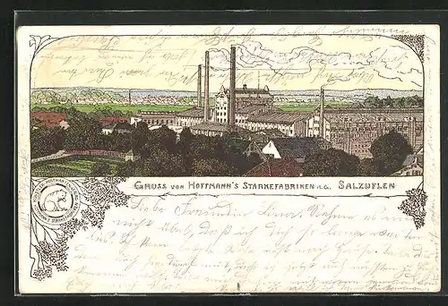 Lithographie Salzuflen, Hoffmann`s Stärkefabriken AG