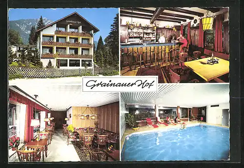 AK Grainau, Hotel Grainauer Hof, Schmölzstrasse 5