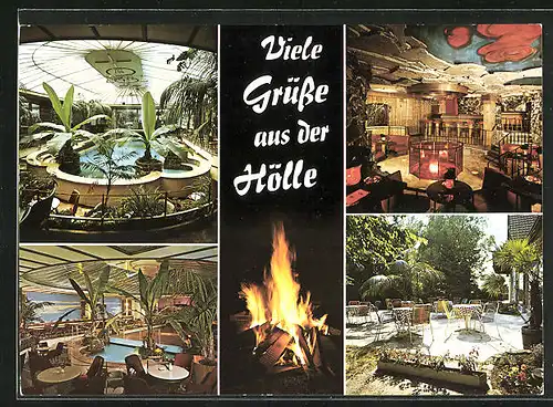 AK Wangen /Allgäu, Tanz-Cafe Hölle, Tanzhalle Fontana mit Schwimmbad, Terrasse