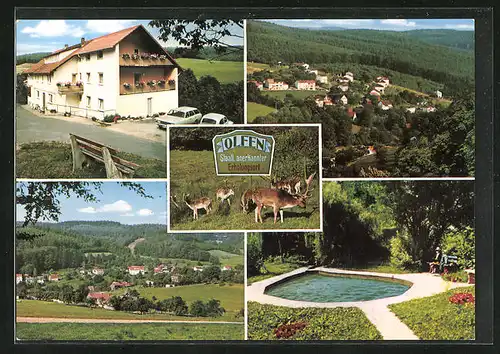 AK Beerfelden-Olfen, Gasthaus zum Spälterwald, Ortsansicht