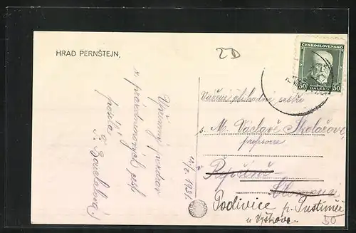 AK Nedvedice, Hrad Pernstejn