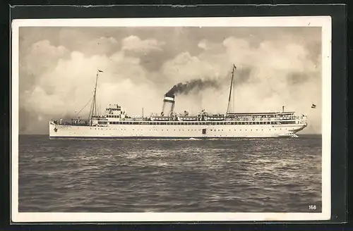 AK Passagierschiff Kaiser auf hoher See