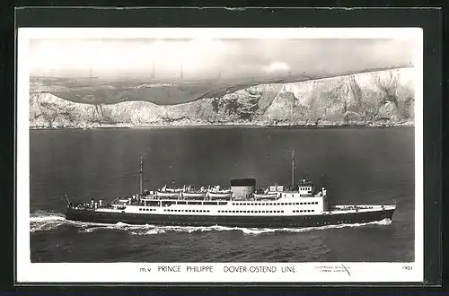 AK Passagierschiff M. V. Prince Philippe in Fahrt