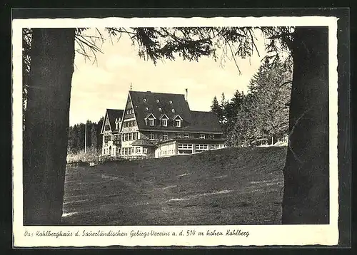 AK Dahle i. Sauerland, Kohlberghaus des Sauerländischen Gebirgs-Vereins auf dem Kohlberg