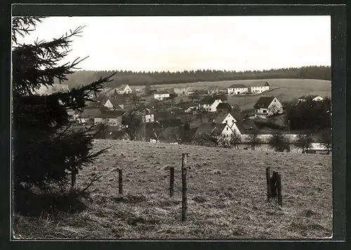 AK Dürhölzen / Marienheide, Teilansicht mit Gasthof und Pension Hütt