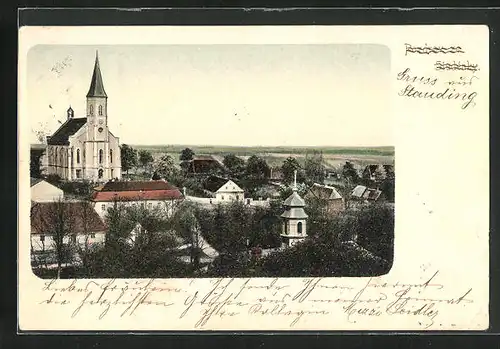 AK Studénka, Panorama mit Kirche