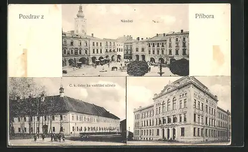 AK Pribor, Namesti, C. k. ustav ku vzdelani ucitelu