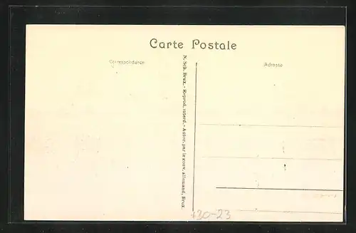 AK Wahn, Verbündete im deutschen Gefangenenlager 1914, Vor der Küche