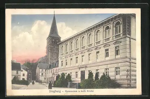 AK Siegburg, Gymnasium u. kath. Kirche