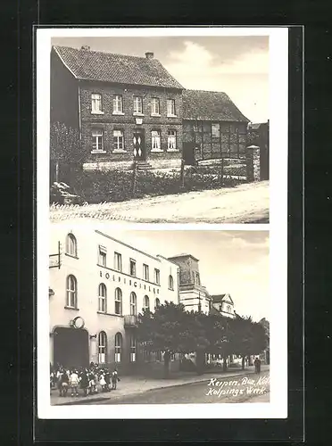AK Kerpen, Kolpings Geburtshaus, Kolpings Werk