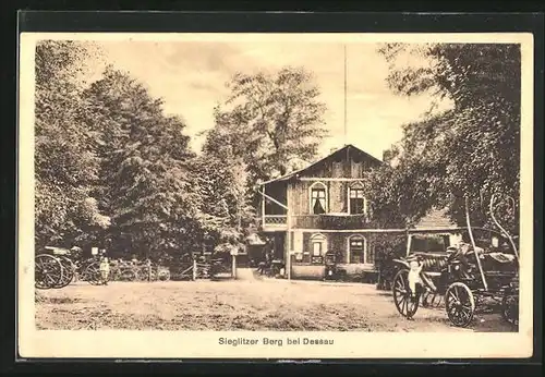 AK Dessau, Gasthaus zum Sieglitzer Berg