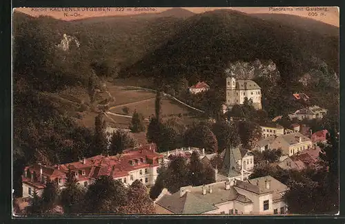 AK Kaltenleutgeben, Panorama mit Gaisberg