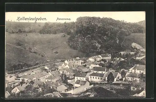 AK Kaltenleutgeben, Blick aufs Tal und Ortschaft