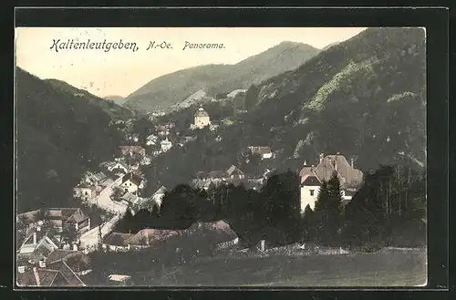 AK Kaltenleutgeben, Blick ins Tal