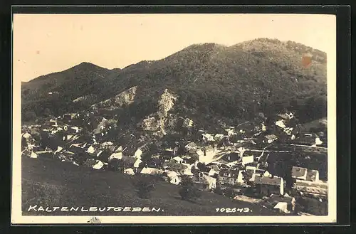 AK Kaltenleutgeben, Blick auf Ortspartie und Berglandschaft