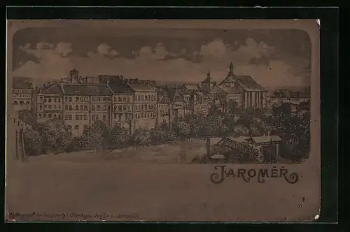 AK Josefstadt / Josefov / Jaromer, Wohnhäuser der Stadt