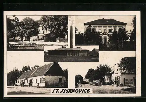 AK St. Smrkovice, Villen und Wohnhäuser des Ortes