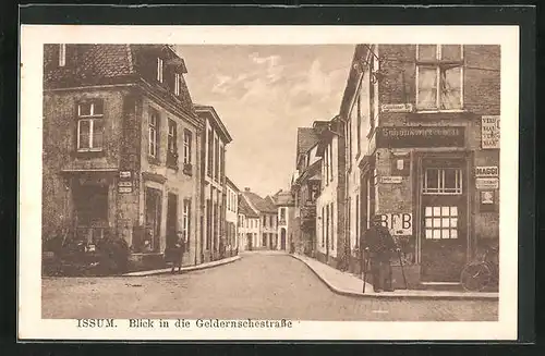 AK Issum, Blick in die Geldernschestrasse