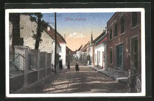 AK Issum, Wohnhäuser in der Neustrasse