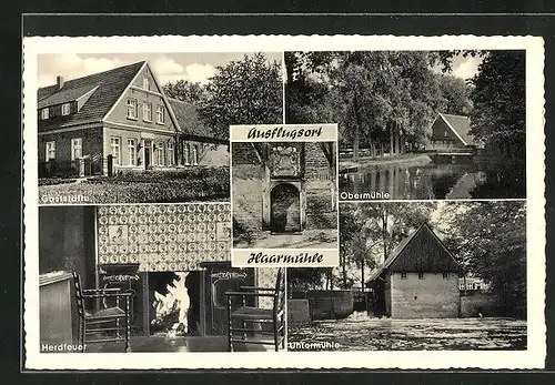AK Alstätte, Gasthaus Haarmühle, Herdfeuer, Obermühle