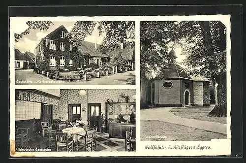AK Darfeld, Gasthaus und Café, Altdeutsche Gaststube, Gnadenkapelle