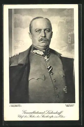 AK Erich Ludendorff in Uniform