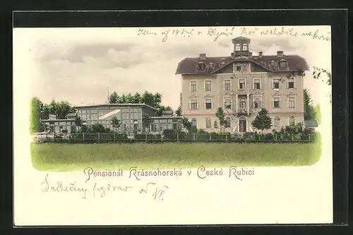AK Ceska Kubice, Pensionát Krásnohorská