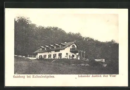 AK Kaltenleutgeben, Gasthaus Gaisberg