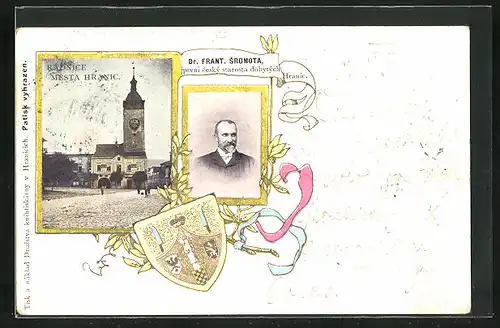 AK Hranice, Hranice, Dr. Frant Sromota, Wappen