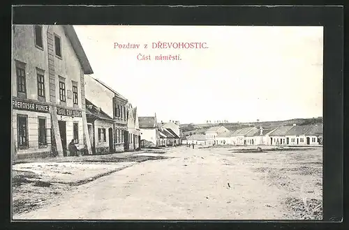 AK Drevohostice, Cást námestí