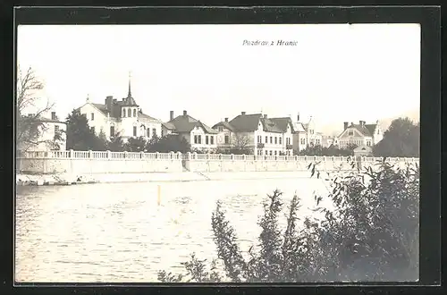 AK Hranice, Villen an der Flusspromenade