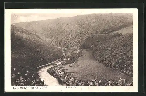 AK Rengsdorf, Almblick mit Fluss