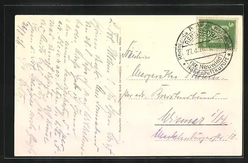 AK Rengsdorf, Almblick mit Fluss