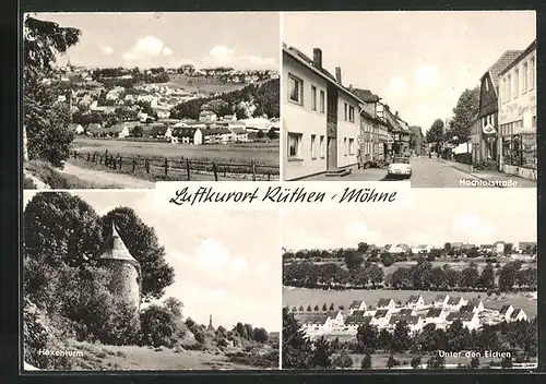 AK Rüthen /Möhne, Hochtorstrasse, Hexenturm, Unter den Eichen