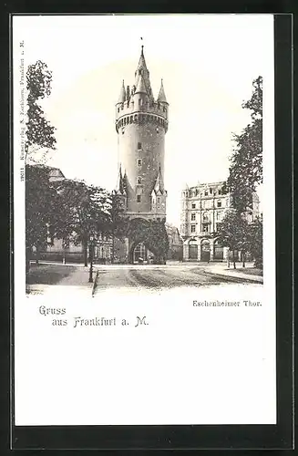 AK Frankfurt a. M., Eschenheimer Tor