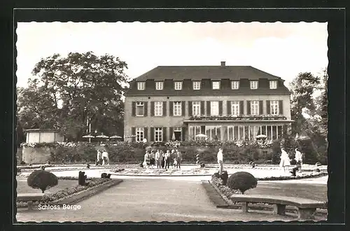 AK Gelsenkirchen-Buer, Sommertag vor Schloss Berge