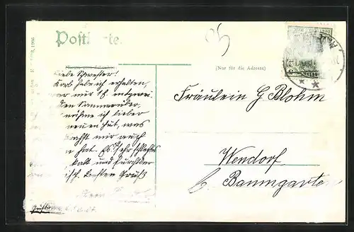 AK Güstrow, Ansicht des Schlosses