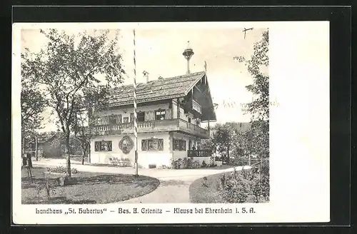 AK Klausa bei Ehrenhain i. S. A., Landhaus St. Hubertus