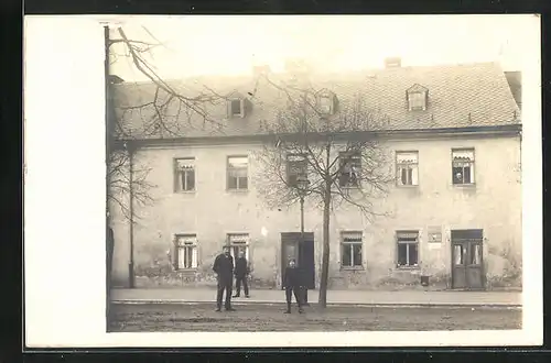 Foto-AK Rehau, Geschäft Seifert 1907