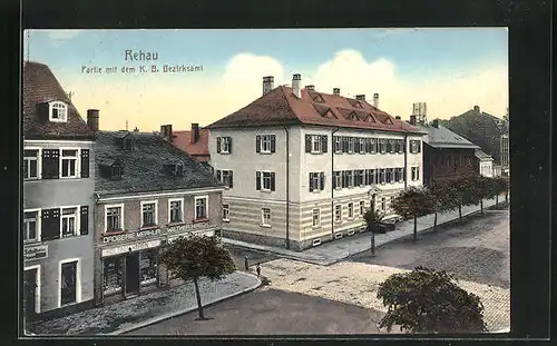 AK Rehau, Partie mit dem K. B. Bezirksamt