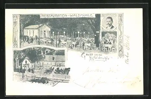 AK Kaltenleutgeben, Restaurant Waldmühle von Michael Nowack