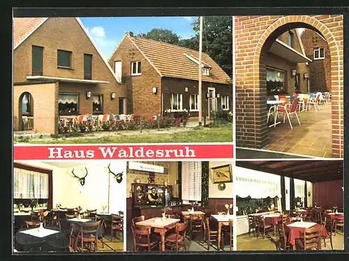 AK Schermbeck / Damm, Gasthaus Pannebäcker, Haus Waldesruh