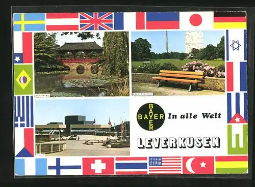 AK Leverkusen, Japanischer Garten, Bayer Hochhaus, Forum