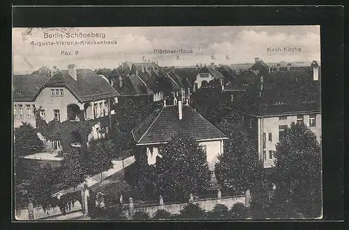 AK Berlin-Schöneberg, Auguste-Viktoria-Krankenhaus, Pförtner-Haus, Koch-Küche