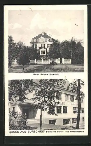 AK Burscheid, Städtische Berufs- und Handelsschule, neues Rathaus